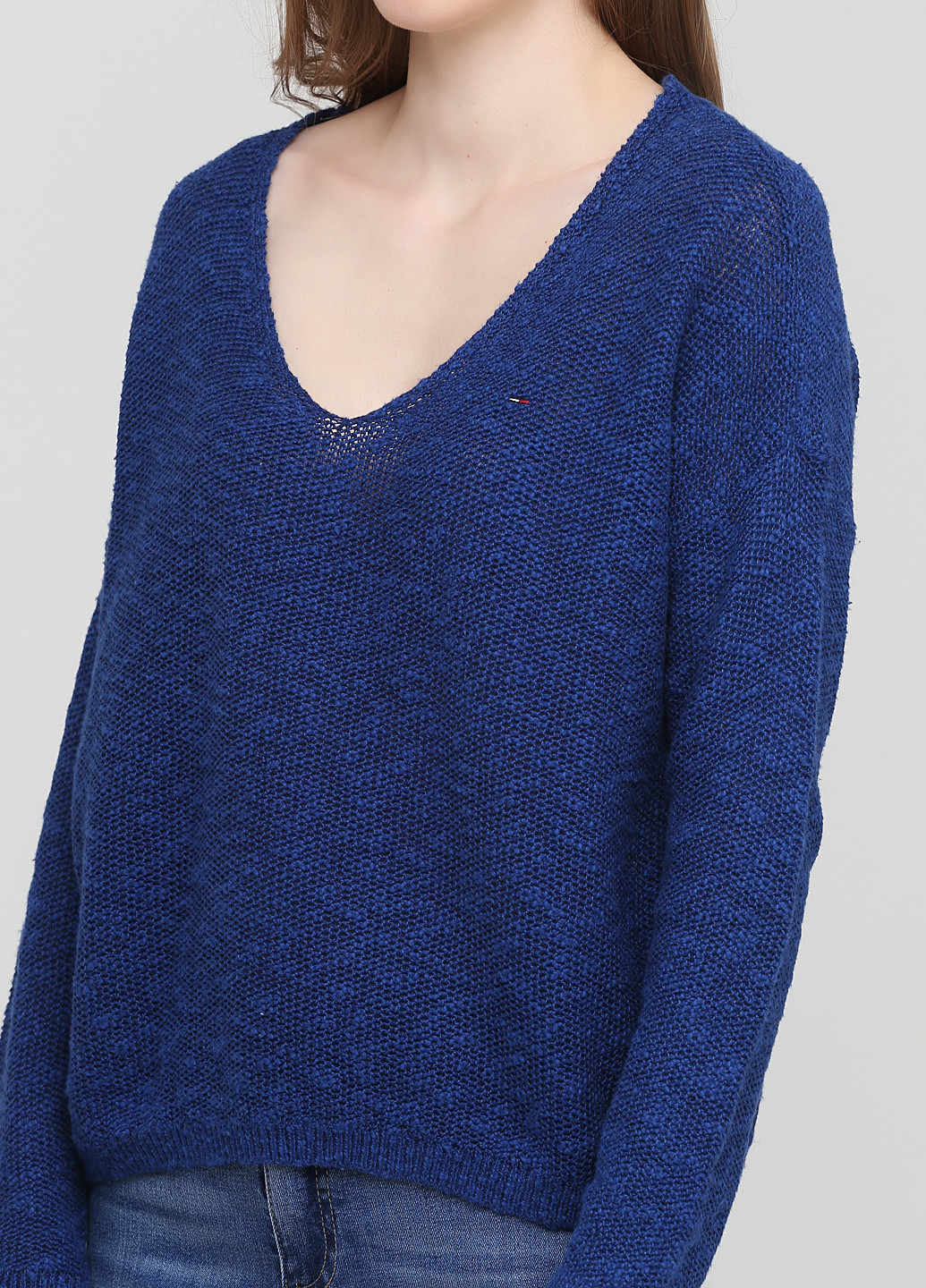 Синий демисезонный пуловер пуловер Tommy Hilfiger