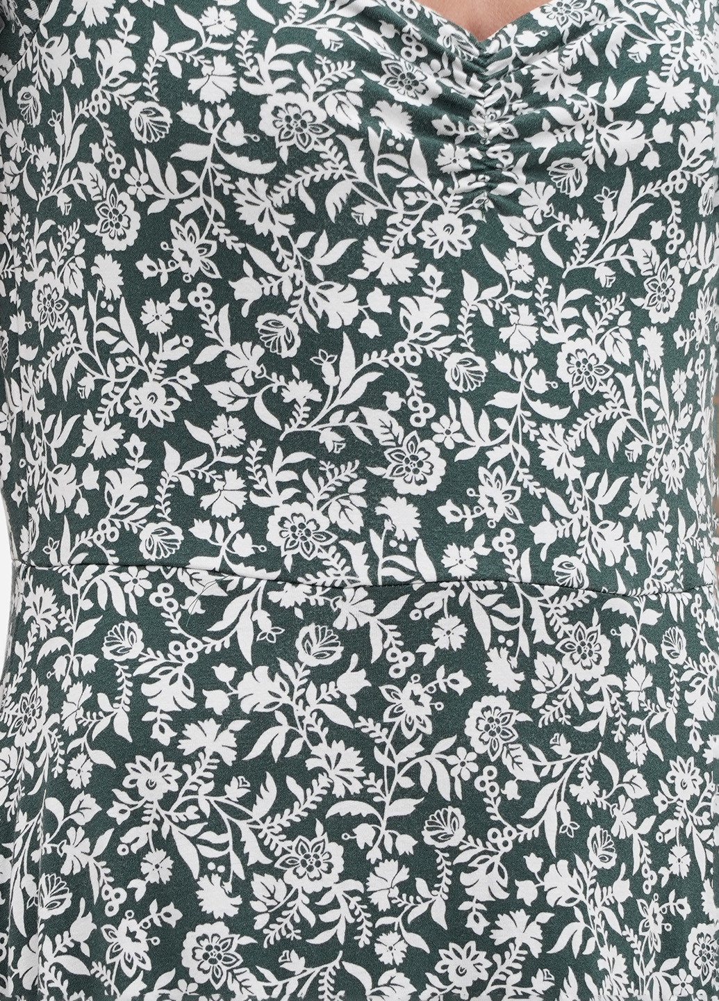 Зеленое кэжуал платье клеш Boden с цветочным принтом