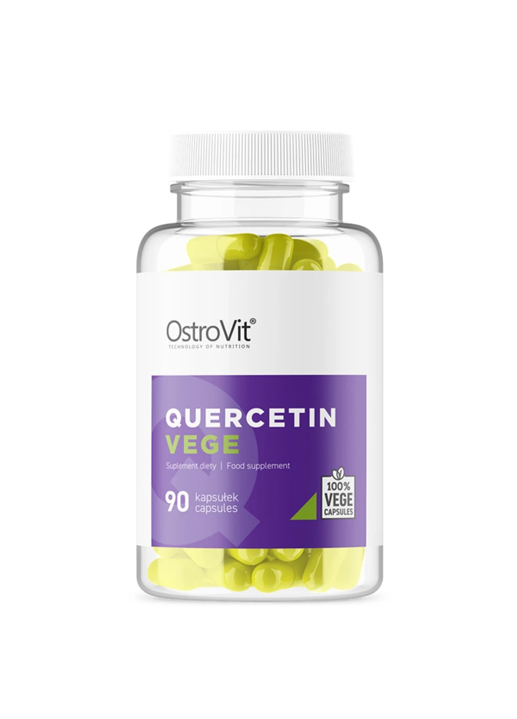 Кверцетин Quercetin Vege 90 капсул Ostrovit (255410474)