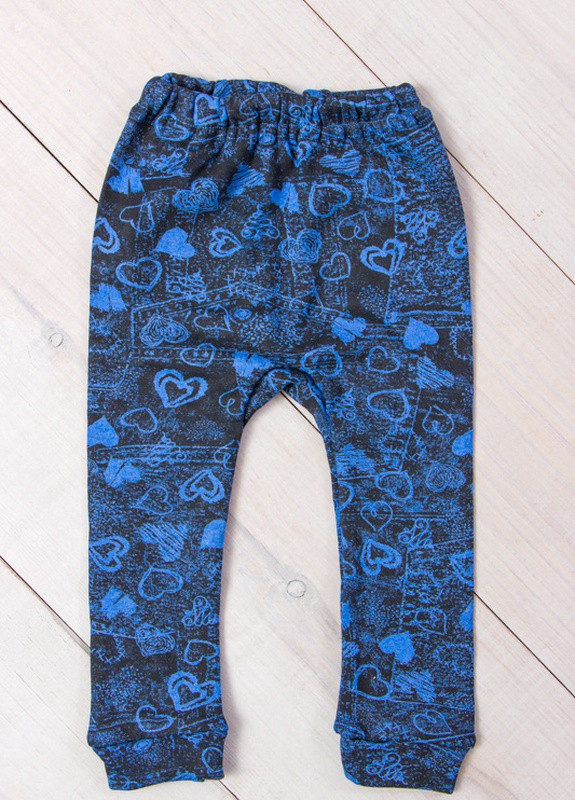 Носи своє гамаші для дівчинки сердечка синій повсякденний трикотаж виробництво - Україна