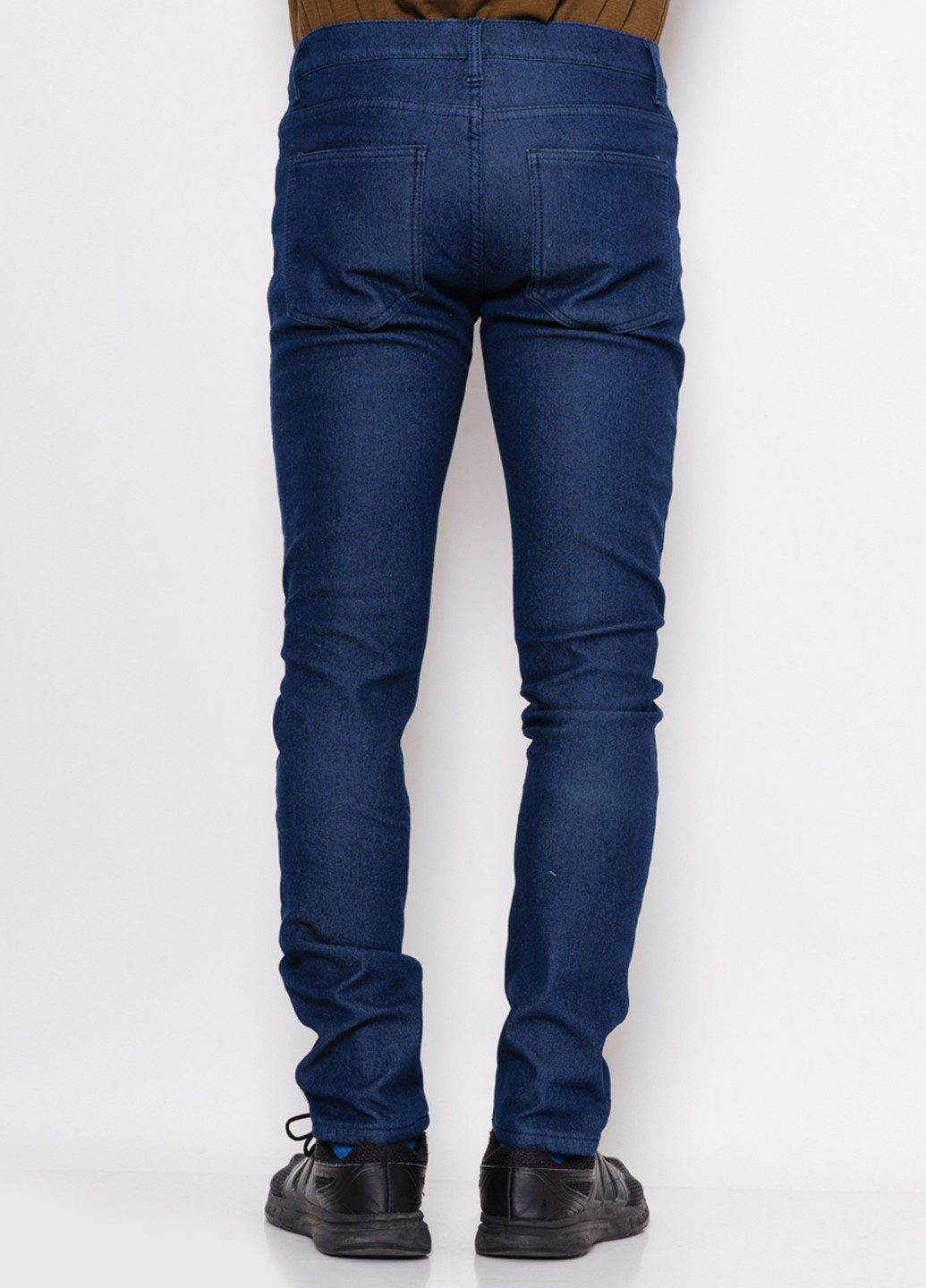 Темно-синие демисезонные прямые джинсы Issa
