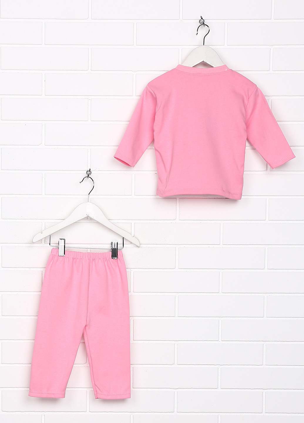 Розовый демисезонный комплект (лонгслив, брюки) Bebeemm
