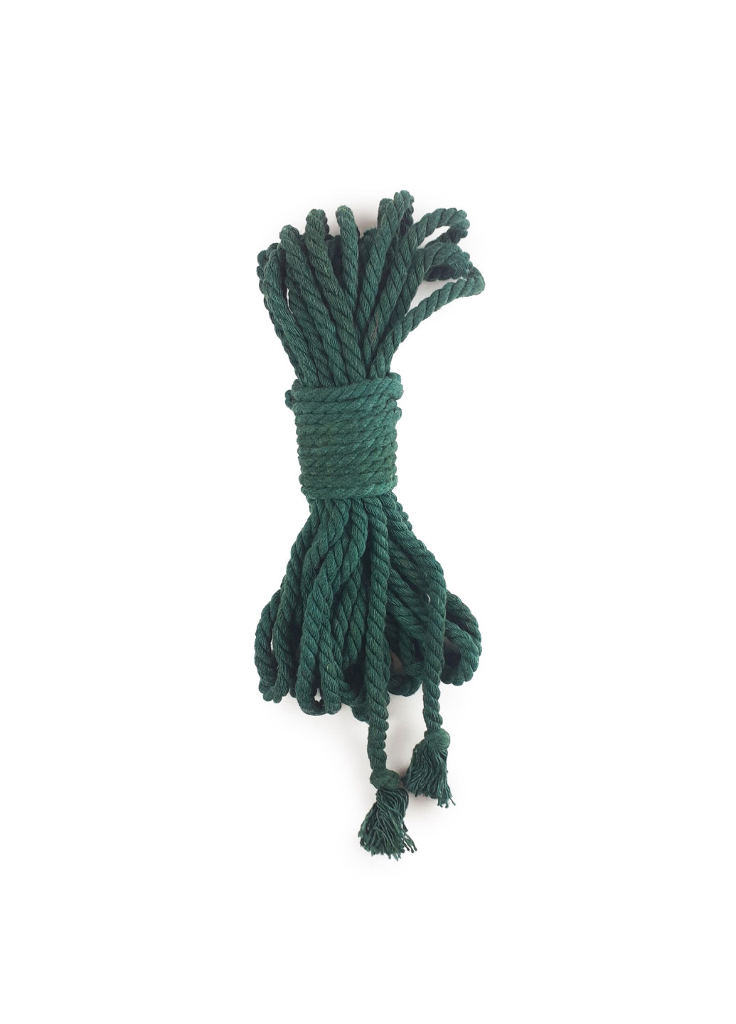 Хлопковая веревка BDSM 8 метров, 6 мм, цвет зеленый Art of Sex (252269164)