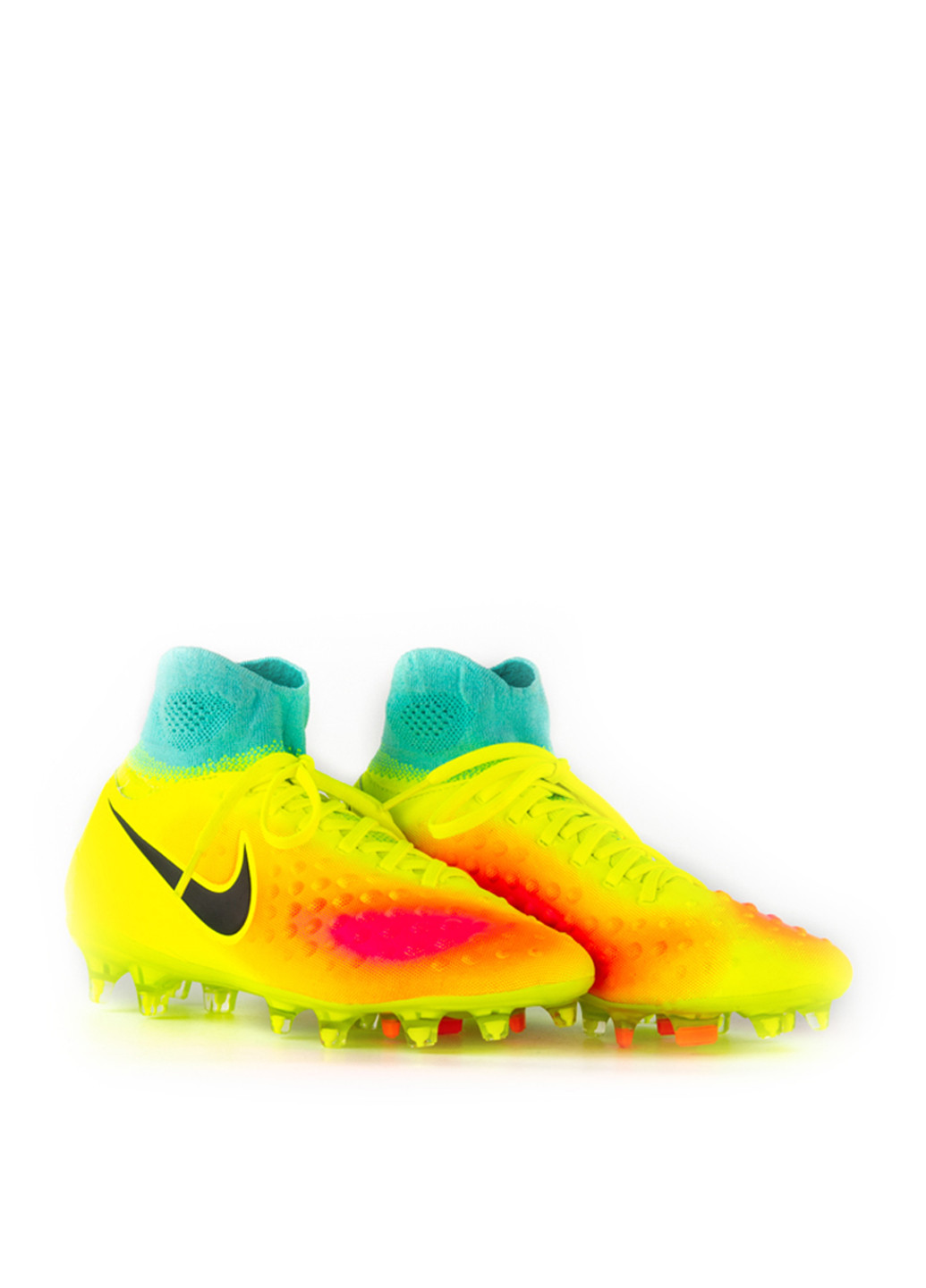 Кислотно-жёлтые бутсы Nike