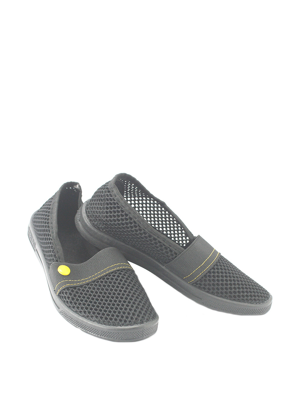 Чёрные эспадрильи однотонный перфорация (321828268)