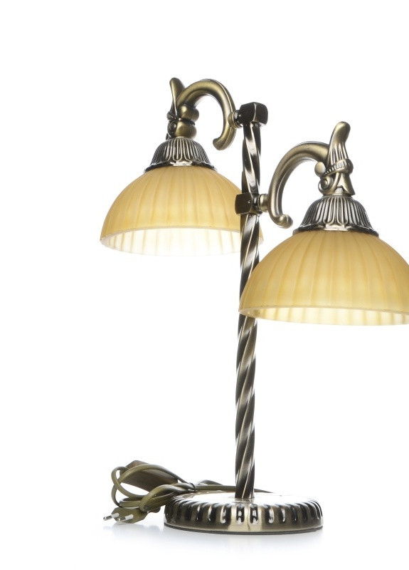 Настольная лампа барокко декоративная BKL-452T/2 E27 Brille (253881809)