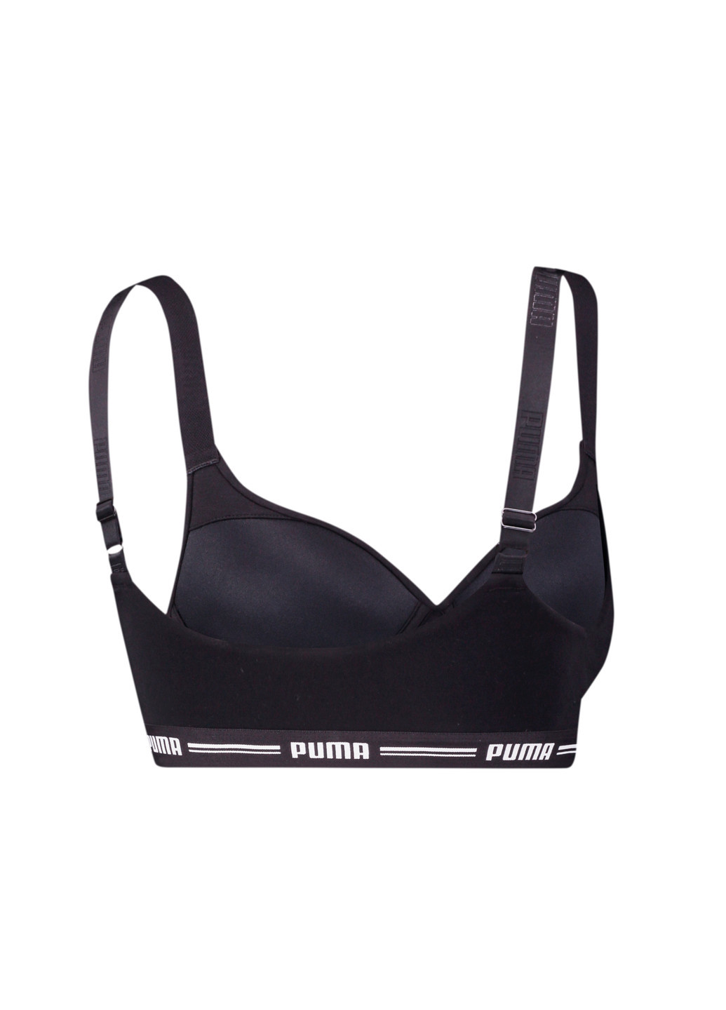 Чёрный бра women's padded bra 1 pack Puma