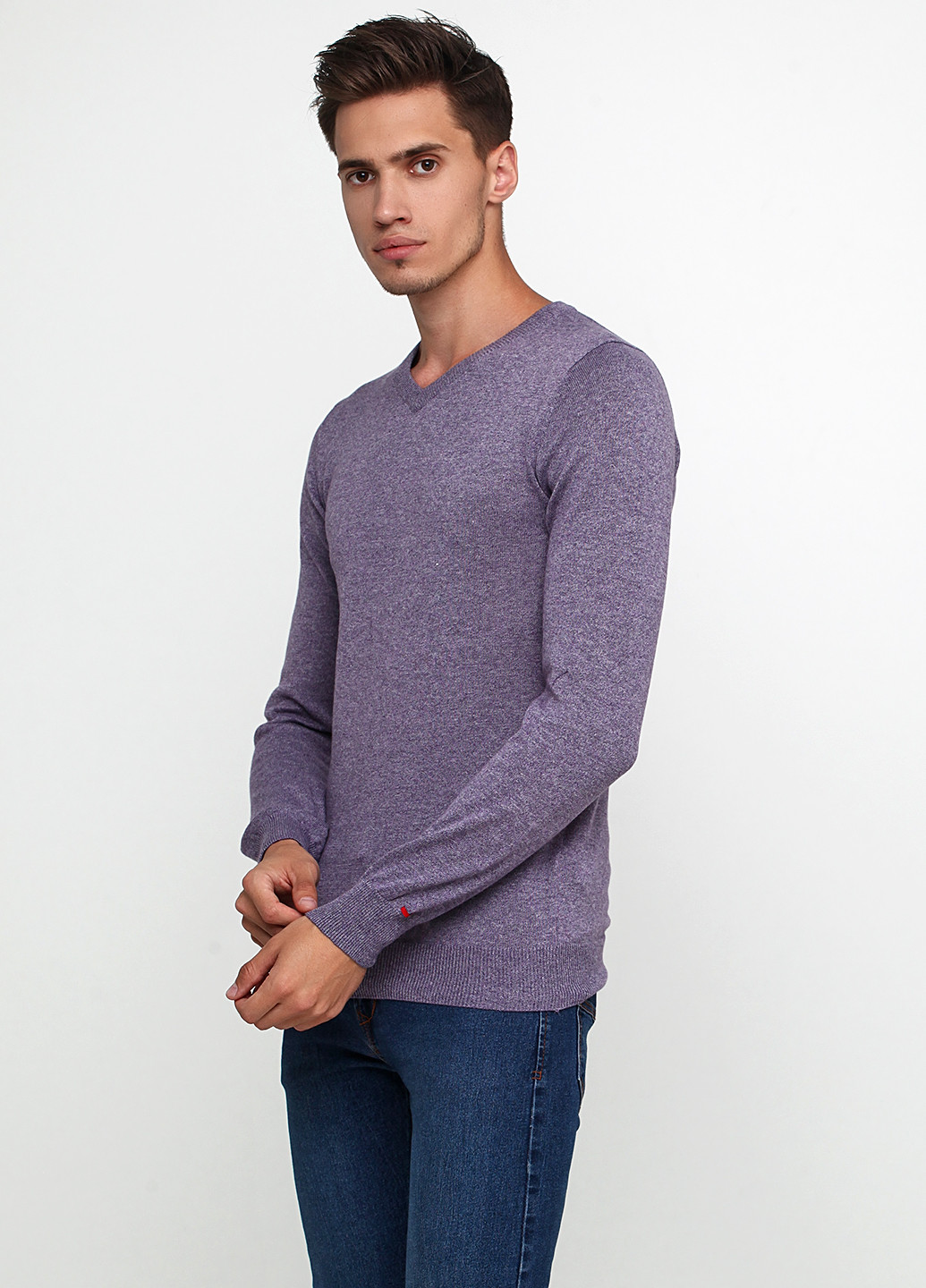 Сиреневый демисезонный пуловер пуловер Castro