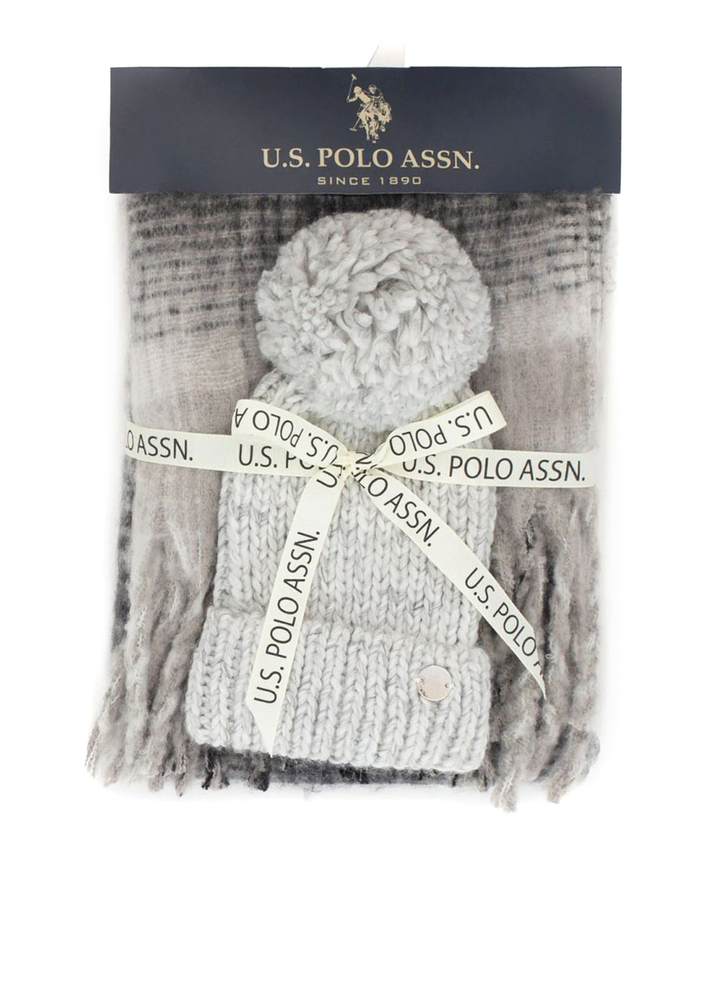 Комплект головных уборов (шапка, шарф) U.S. Polo Assn. (288451642)
