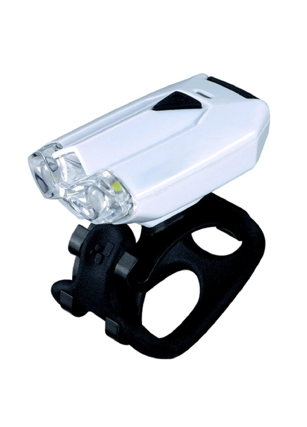 Велофара передний свет для велосипеда освещение фонарь мигалка 2 LED 4 режима работы питание от батареи USB (22392-Нов) Unbranded (253497681)