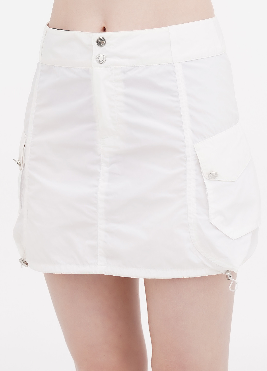 Белая спортивная однотонная юбка Ralph Lauren