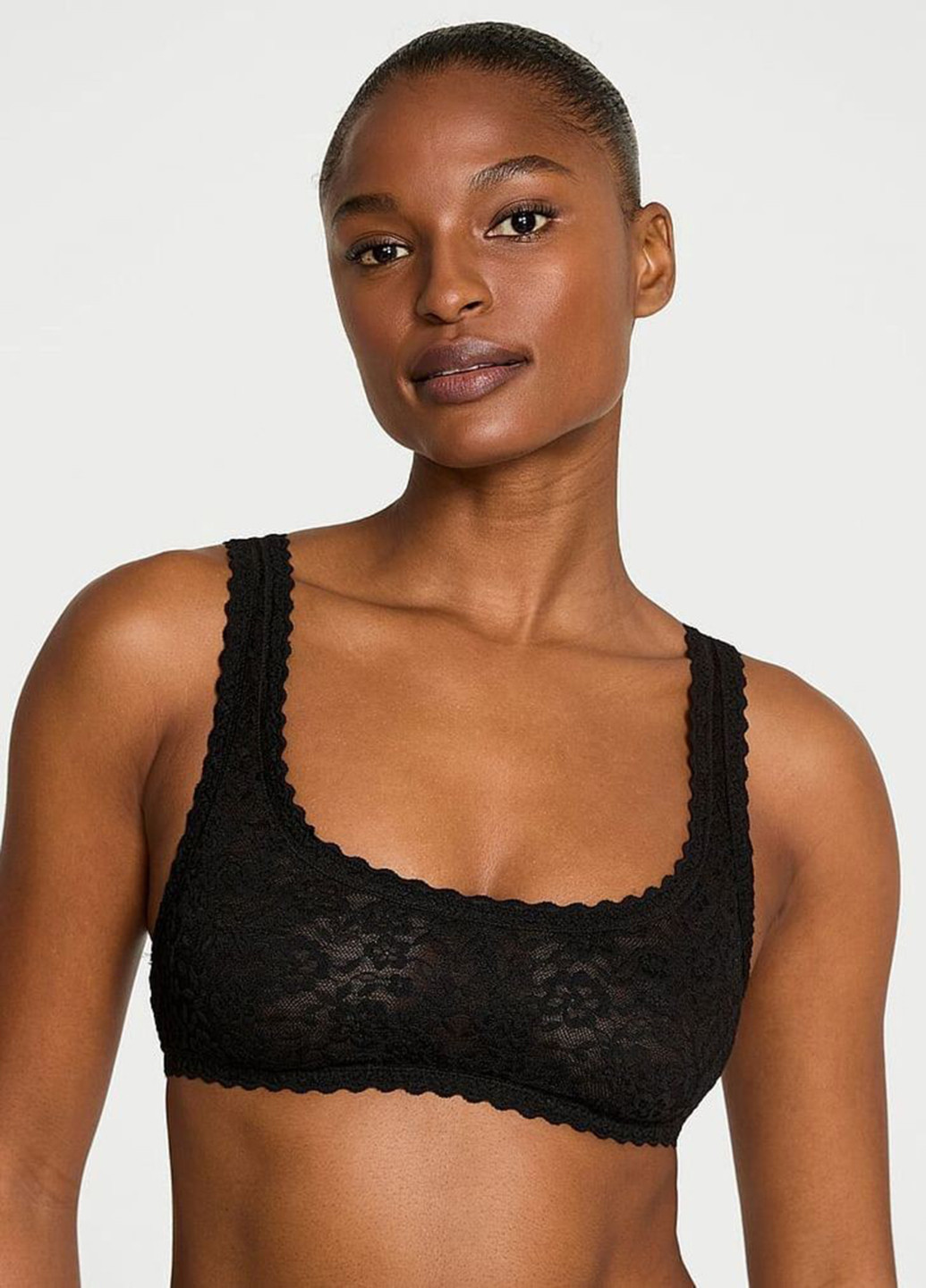 Чорний демісезонний комплект (бюстгальтер, трусики) Victoria's Secret