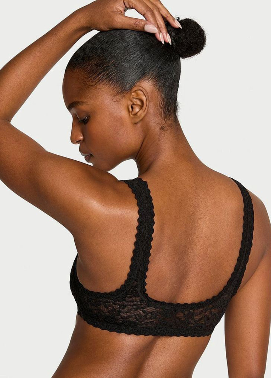 Чорний демісезонний комплект (бюстгальтер, трусики) Victoria's Secret