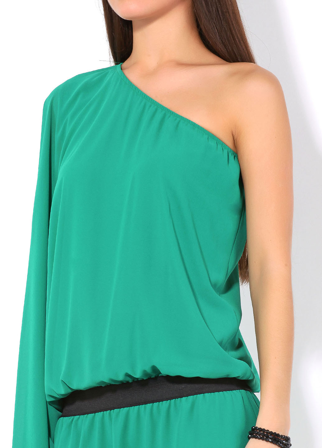 Зеленое кэжуал платье Paolo Casalini