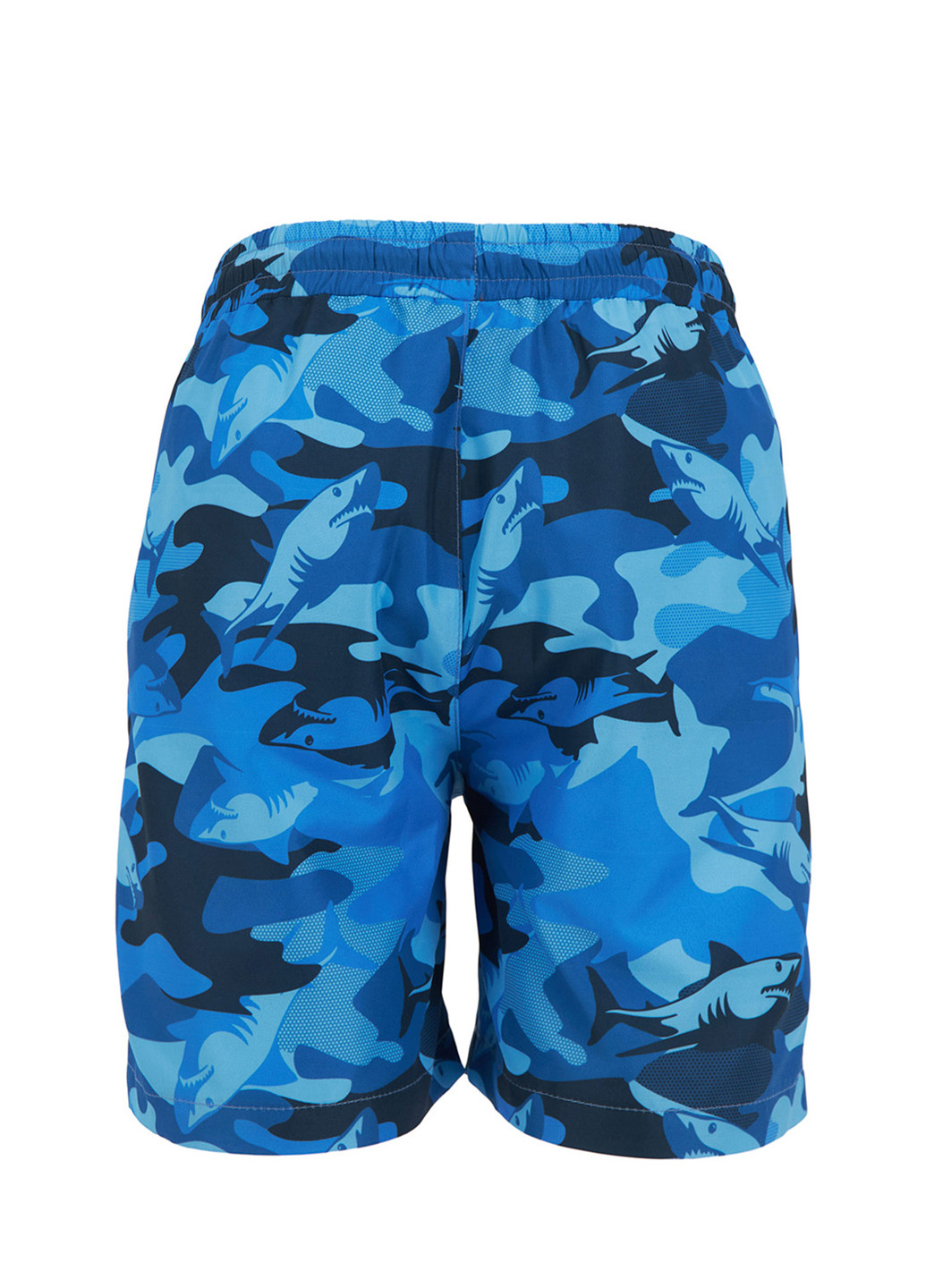 Плавки DeFacto тёмно-голубые пляжные полиэстер
