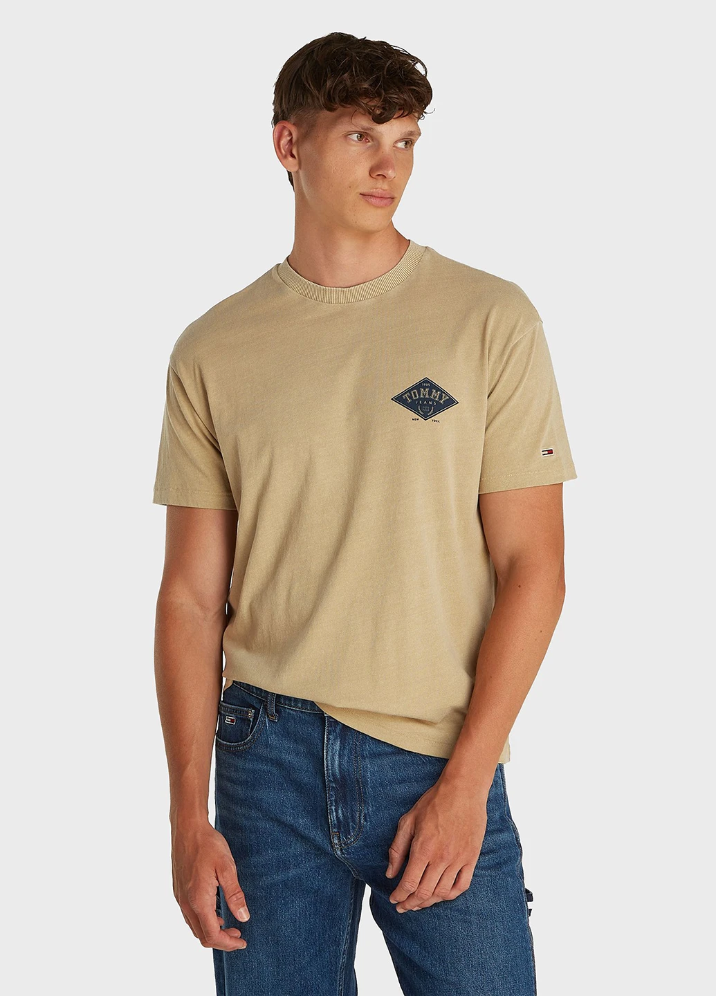 Бежева футболка Tommy Jeans