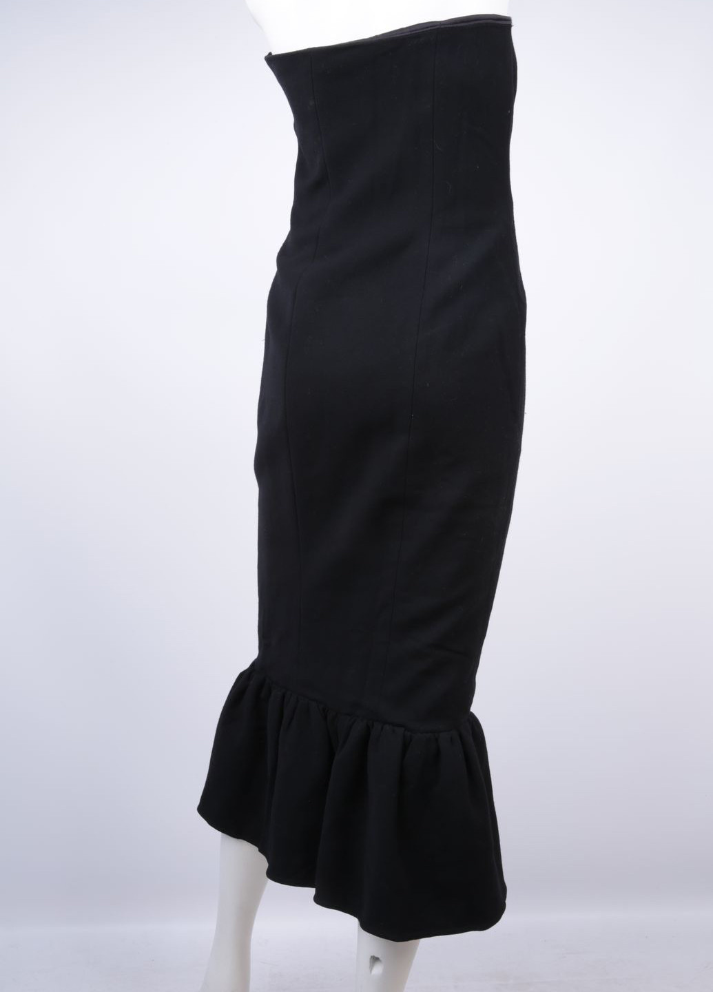 Черное кэжуал платье годе Ralph Lauren однотонное