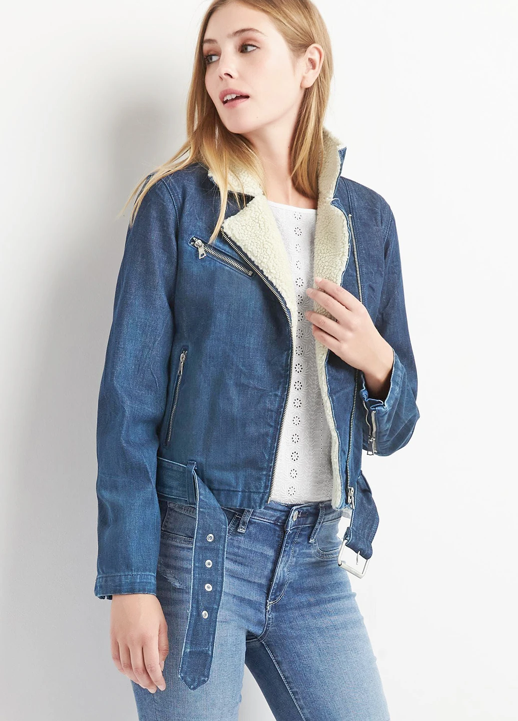 Синя демісезонна куртка Gap