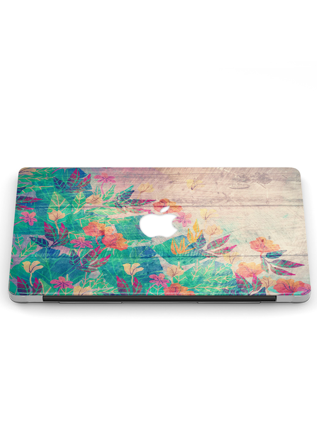 Чехол пластиковый для Apple MacBook Pro 13 A1278 Лес и цветы (Wood & Flowers) (6347-1907) MobiPrint (218539145)