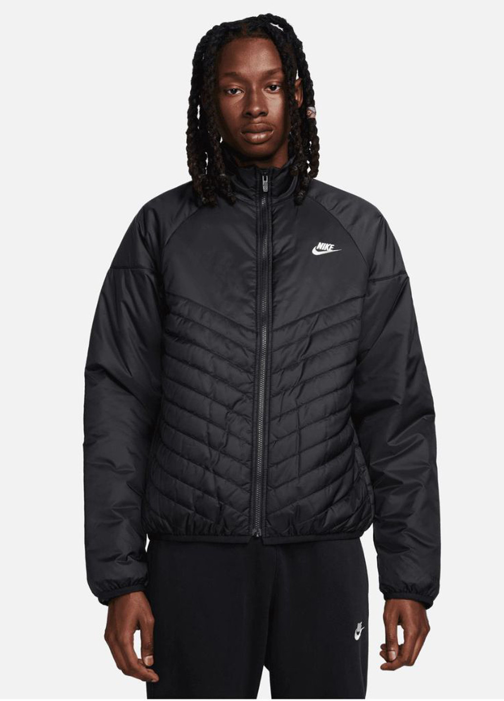 Чорна демісезонна куртка fb8195-010 Nike M NK WR TF MIDWEIGHT PUFFER