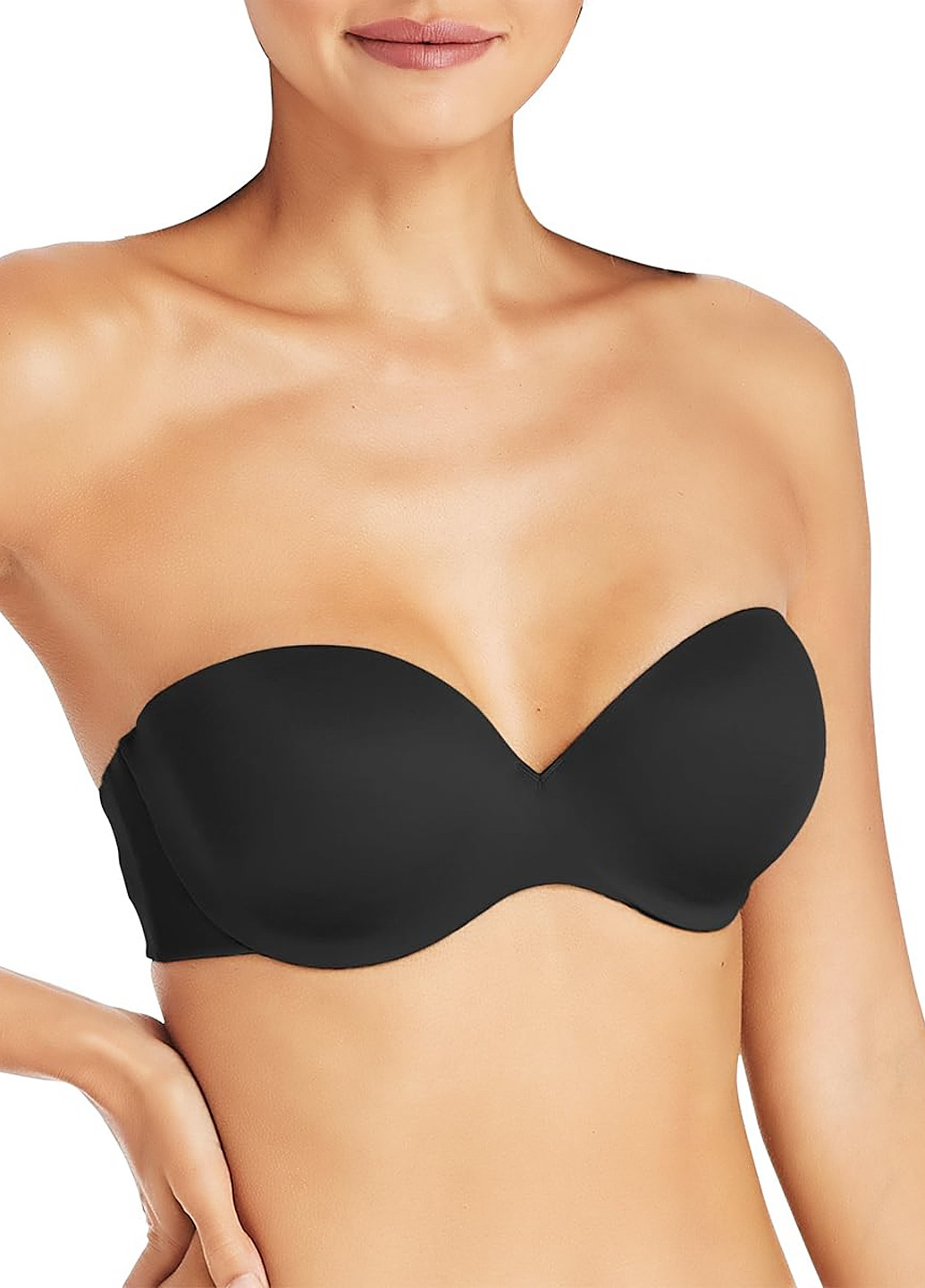 Чорний балконет бюстгальтер Maidenform з кісточками нейлон, спандекс