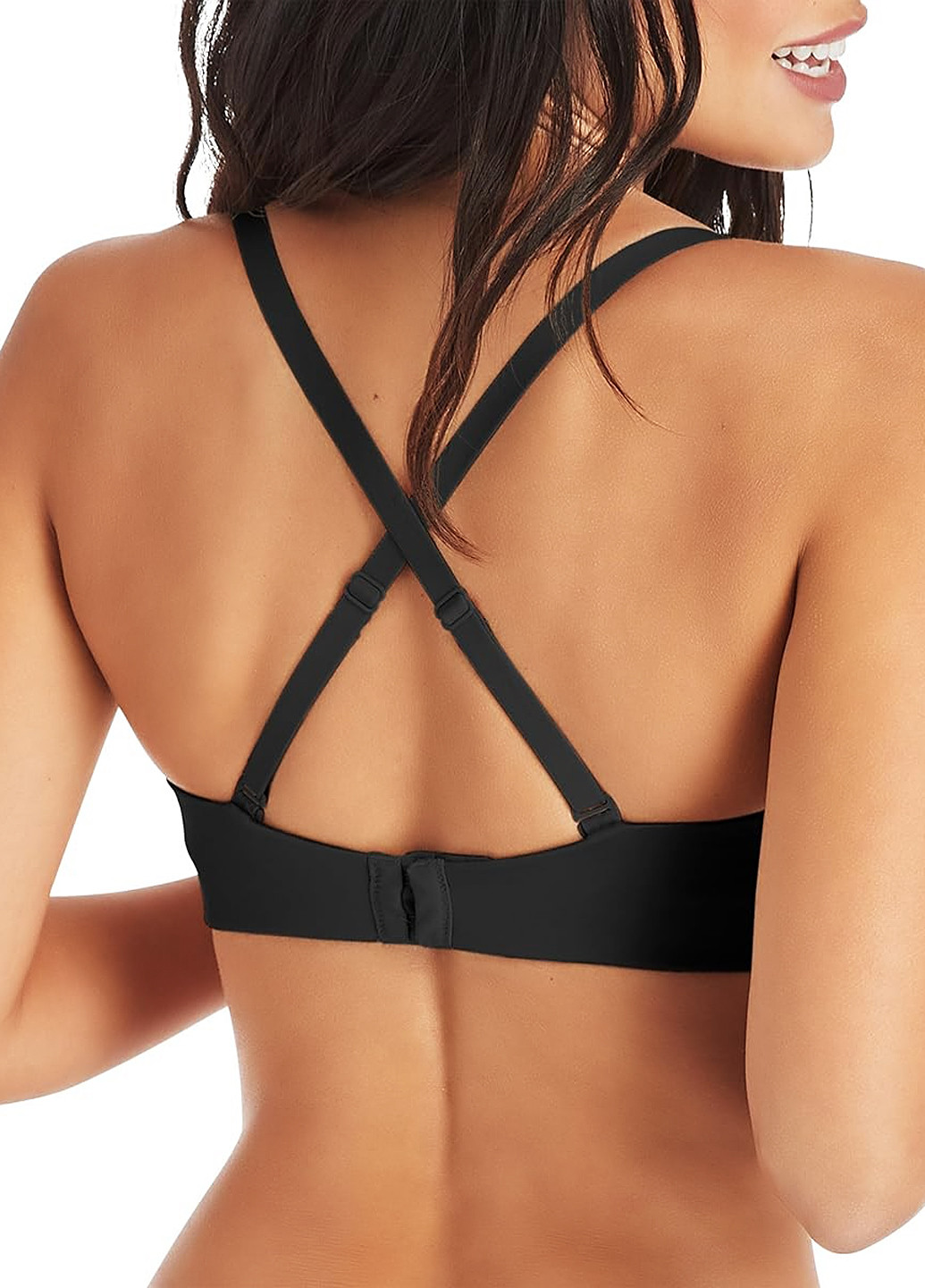 Чорний балконет бюстгальтер Maidenform з кісточками нейлон, спандекс