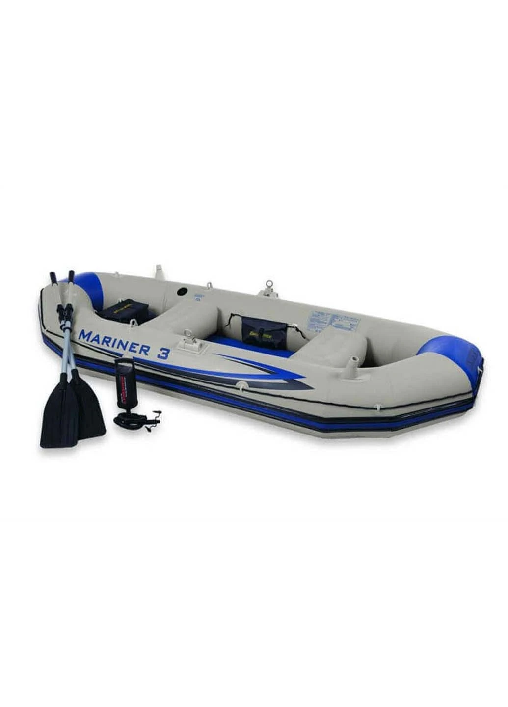 Надувний човен з насосом Intex Mariner 68373 (253101437)