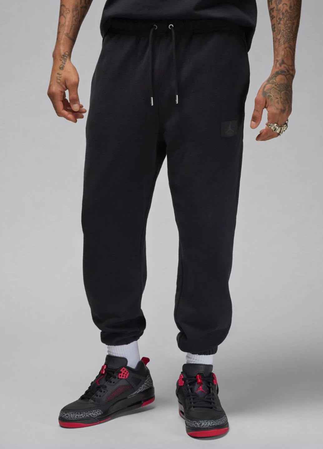 Черные кэжуал, спортивные демисезонные джоггеры брюки Jordan