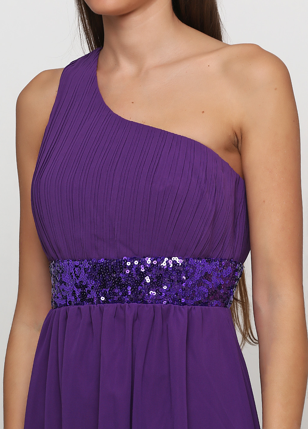 Фіолетова вечірня плаття, сукня кльош BY MIA SURI однотонна