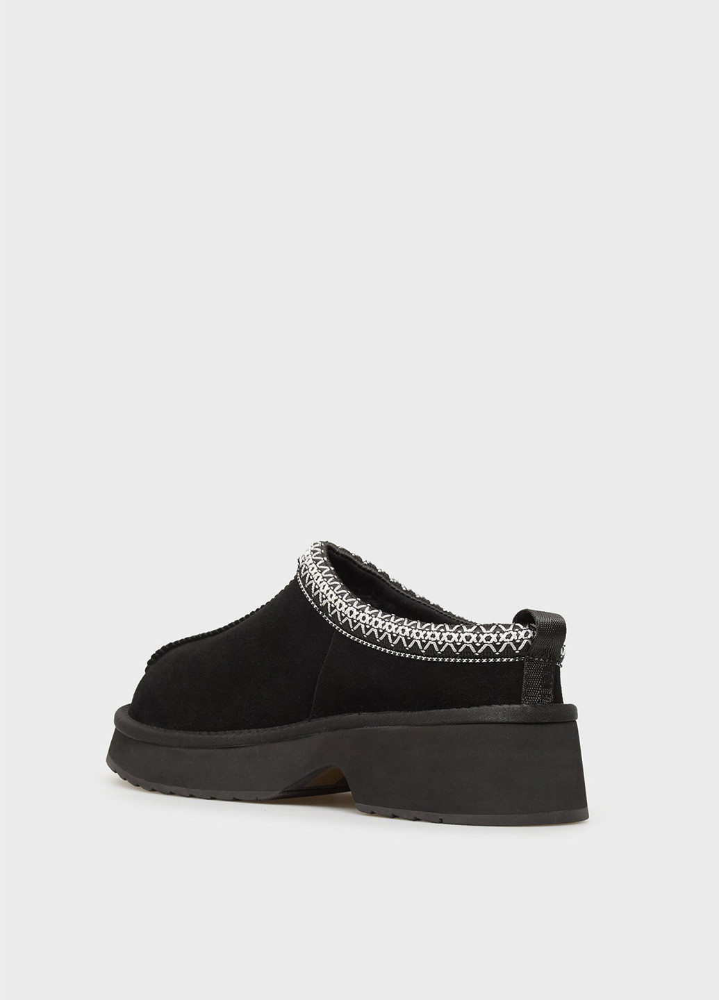 Черные сабо PRPY на среднем каблуке с вышивкой, с логотипом