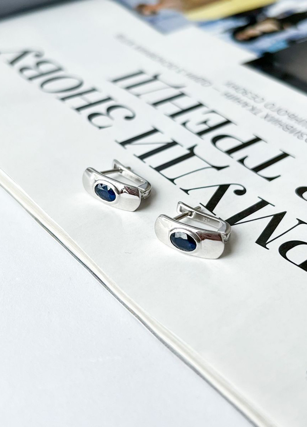 Серьги Silver Flame (258678261)