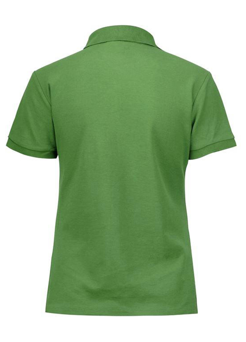 Салатовая женская футболка-поло Lee Cooper с логотипом