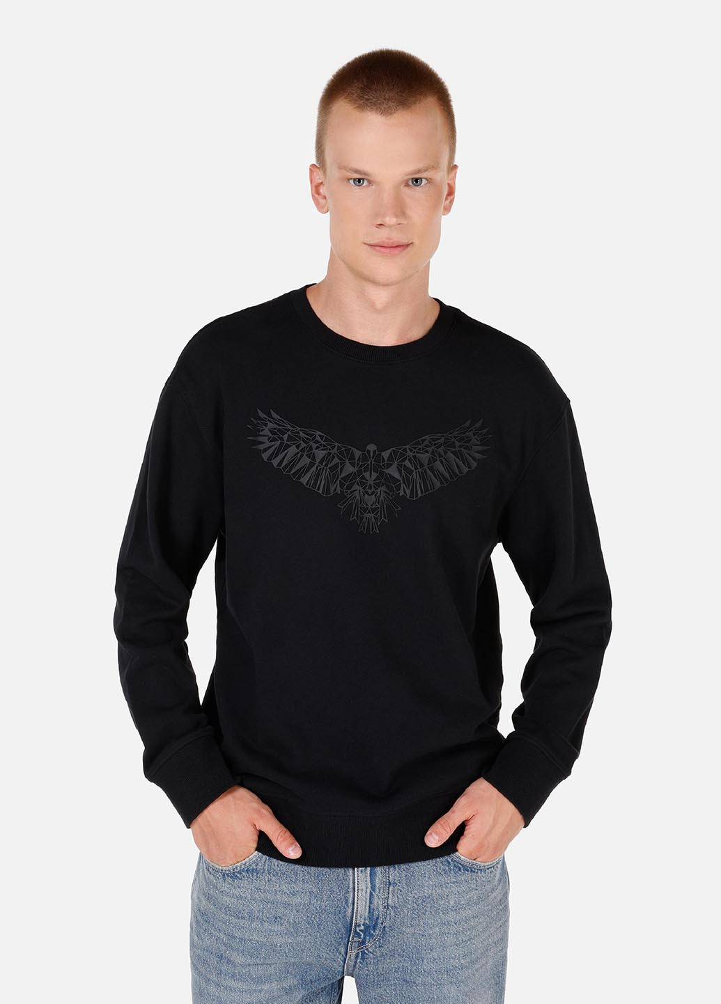 Чорний зимовий джемпер джемпер Colin's