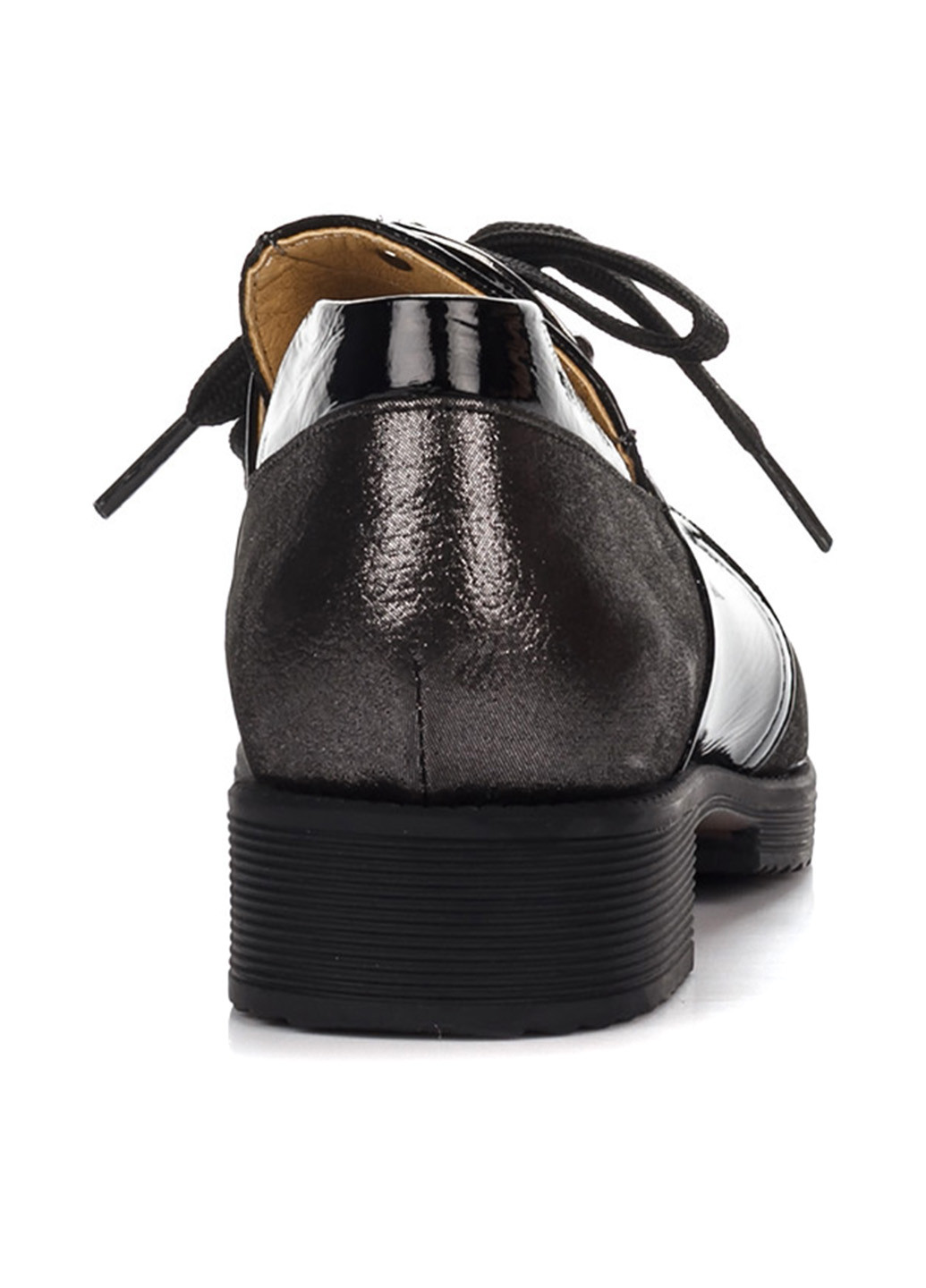 Туфли Rifellini на низком каблуке с глиттером, лаковые