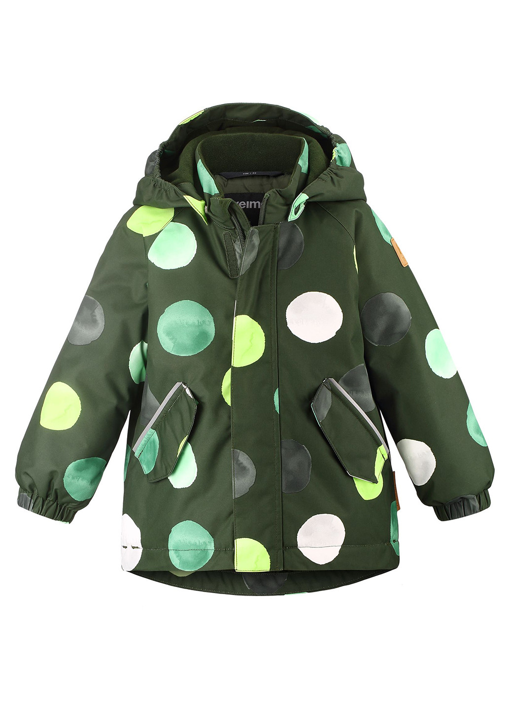 Темно-зеленая зимняя куртка Reima Reimatec Antamois