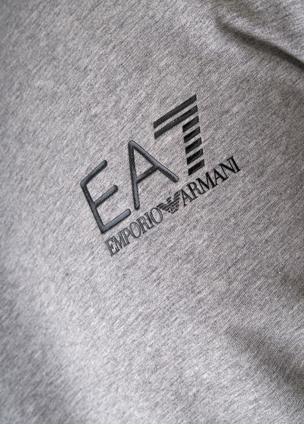 Серая футболка ARMANI EA7