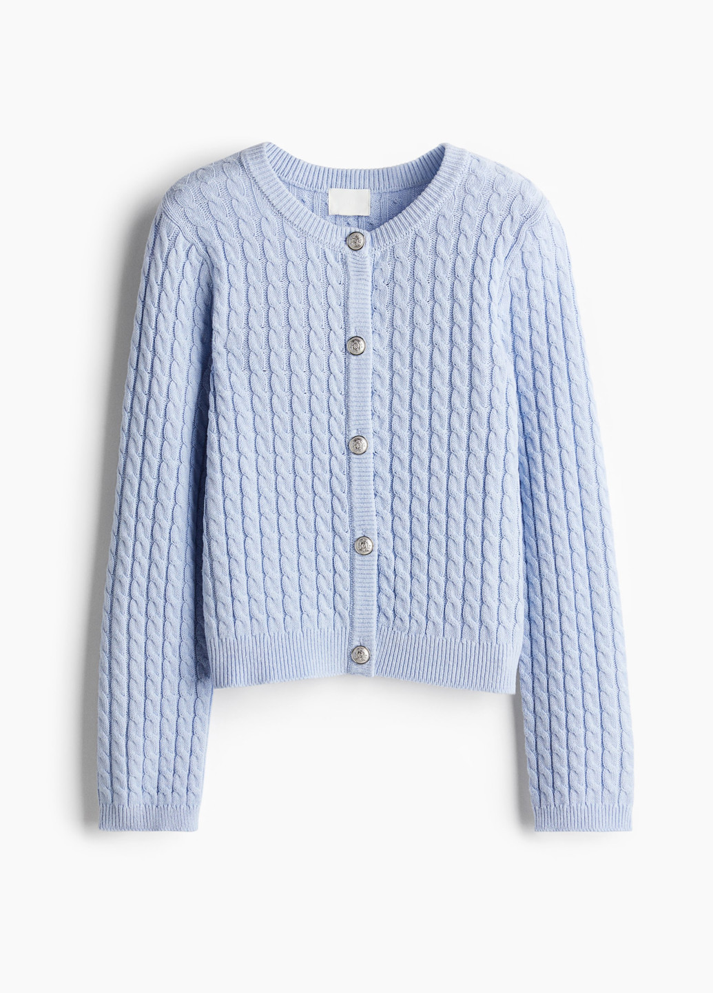 Голубой демисезонный кардиган H&M