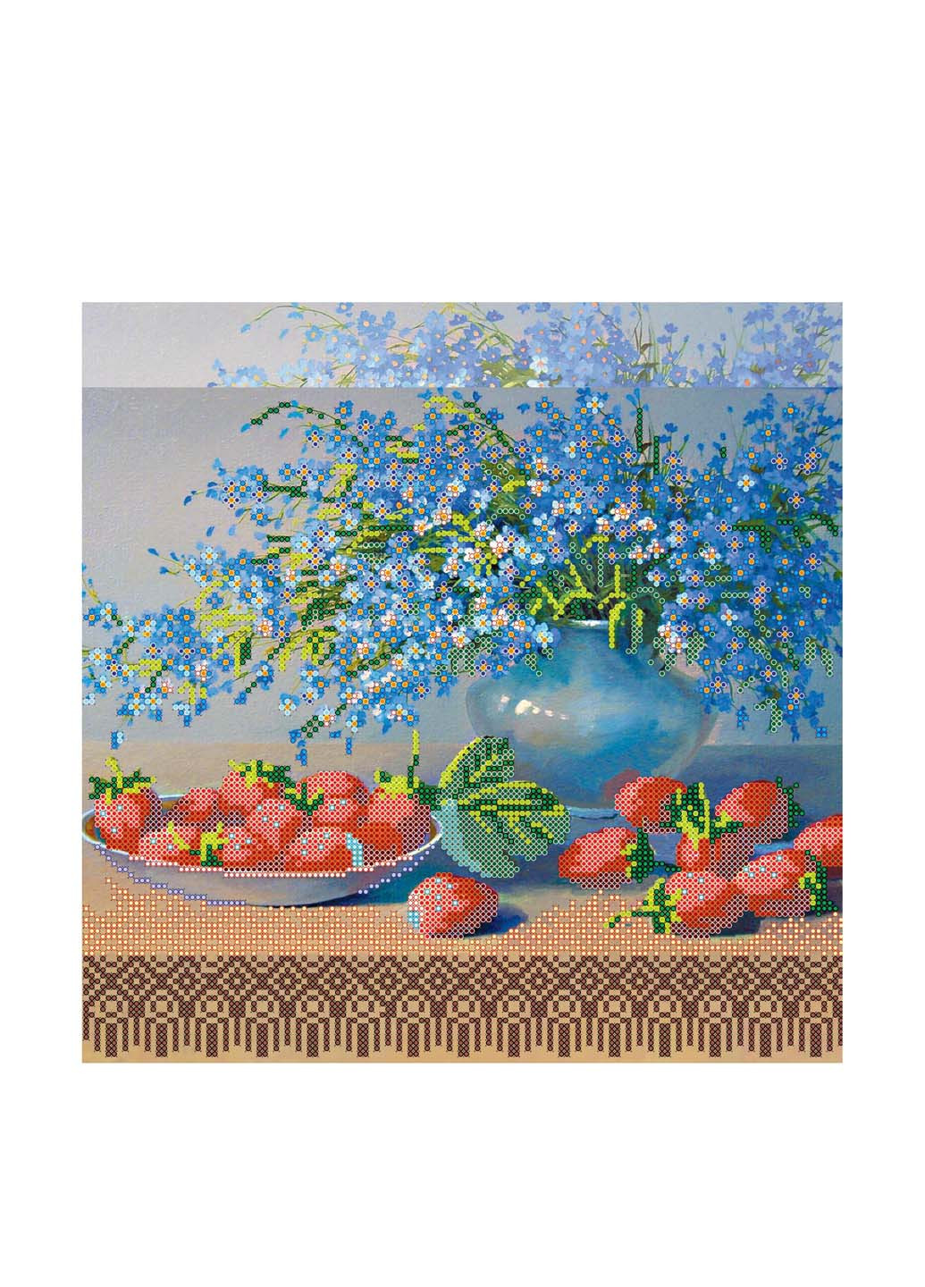 Схема для вышивки бисером на холсте Сладкий урожай, 30х30 см Abris Art (286222816)