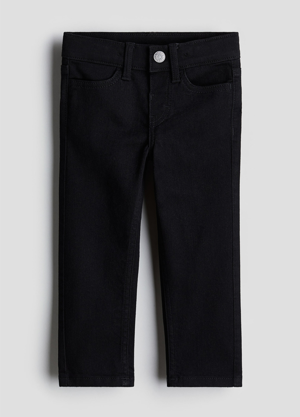 Черные демисезонные скинни джинсы H&M