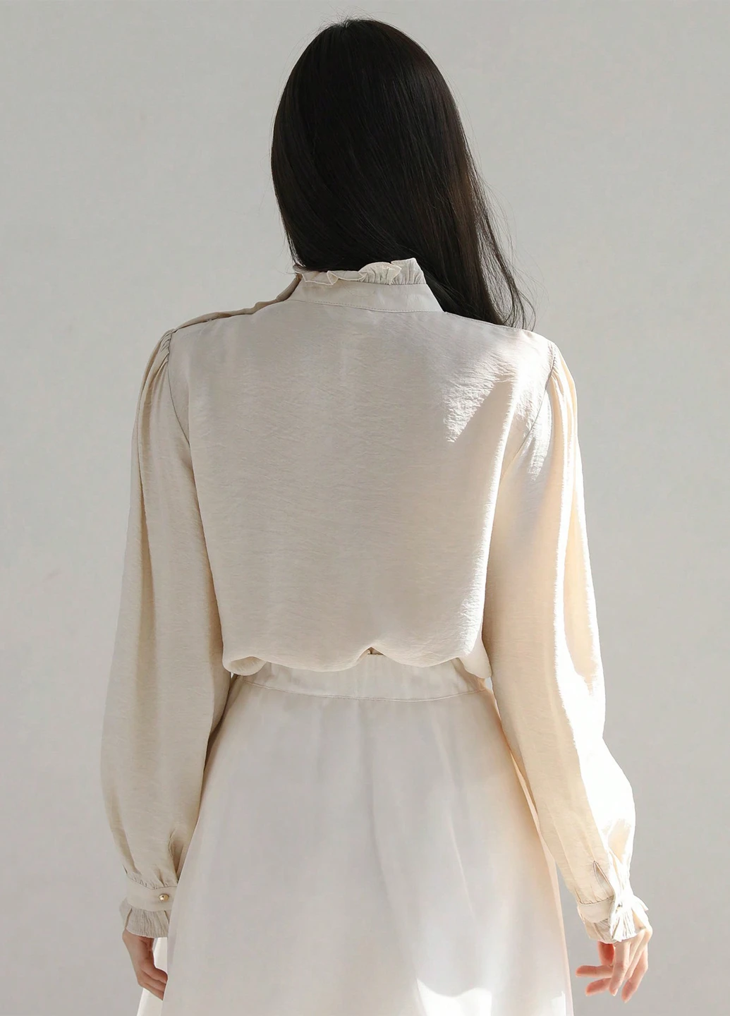 Айвори блуза SHEIN