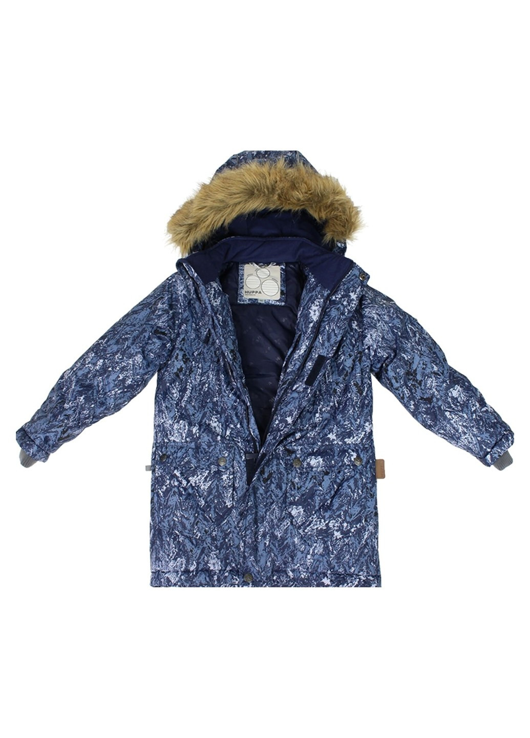 Синяя зимняя куртка зимняя vesper Huppa