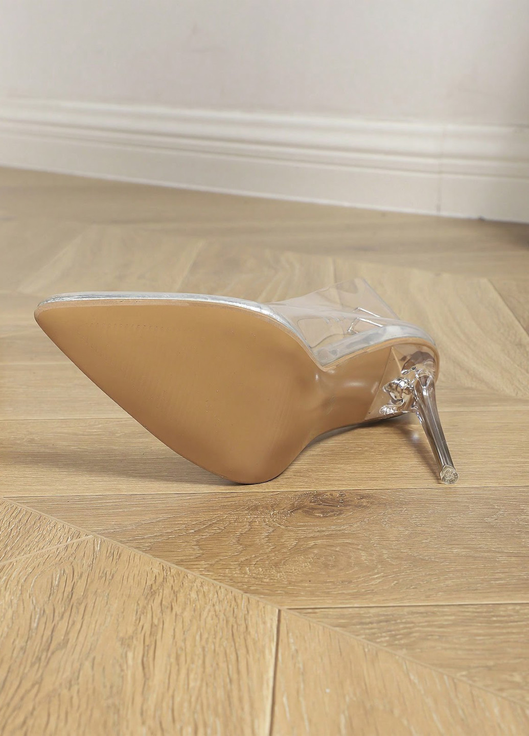 SHEIN Туфли лодочки прозрачный з пвх, китай — лето (322898987)