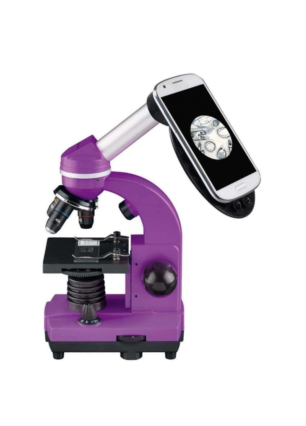 Мікроскоп Biolux SEL 40x-1600x Purple (926815) Bresser (251221790)