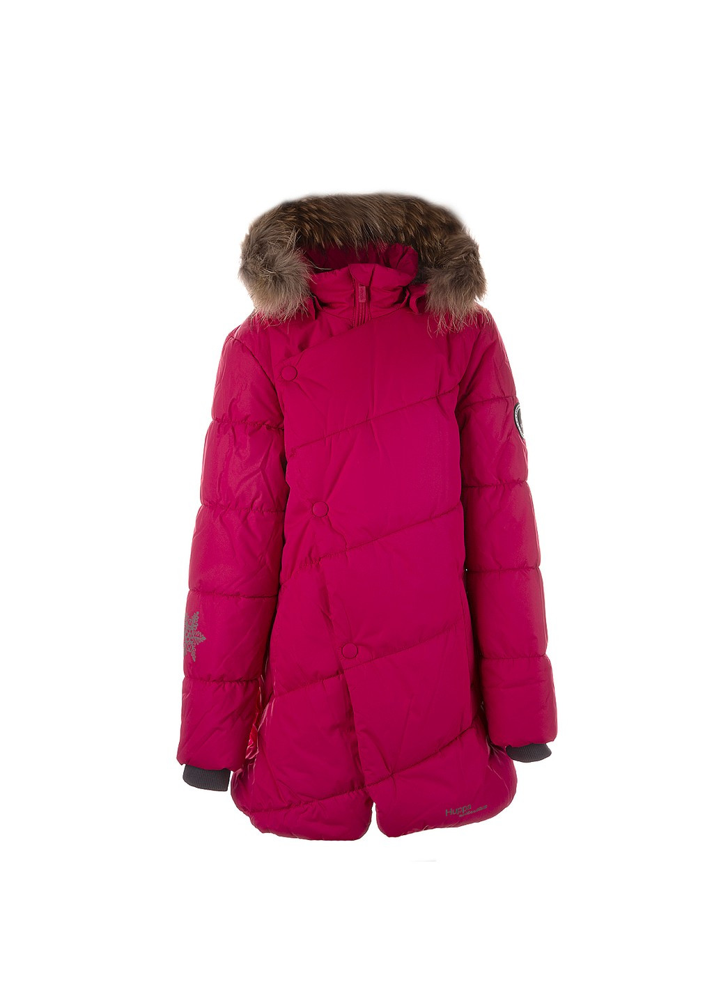 Фуксиновая зимняя куртка зимняя rosa 1 Huppa