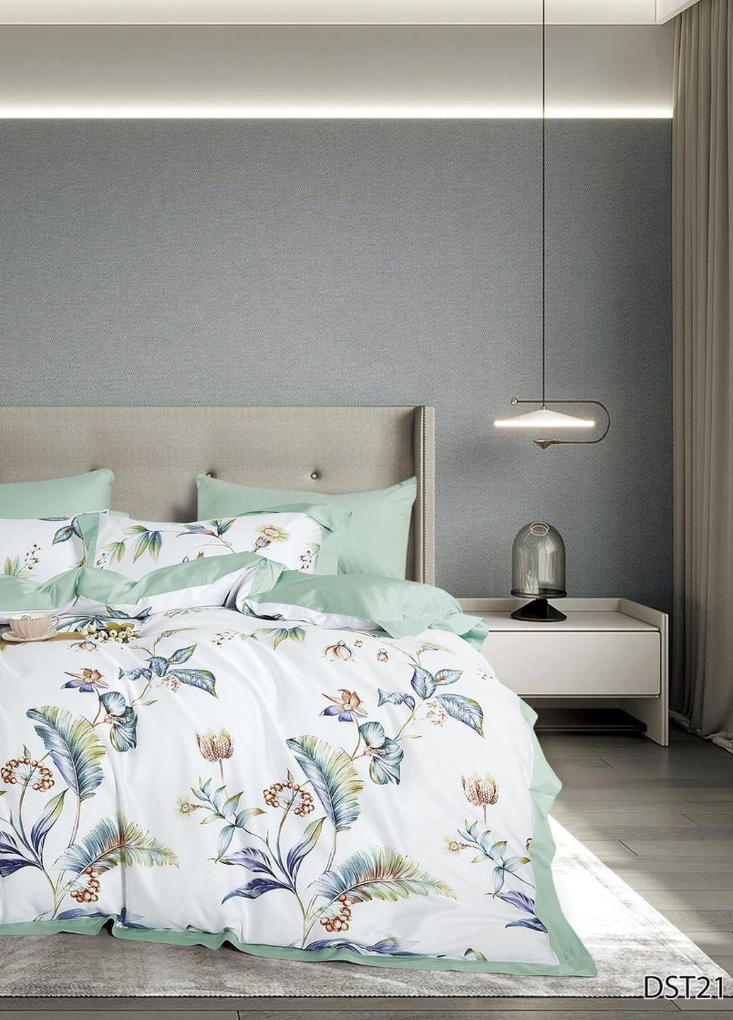 Постільна білизна сімейна єгипетська бавовна 155х210 см (DS21F) Vie Nouvelle Digital (253754923)