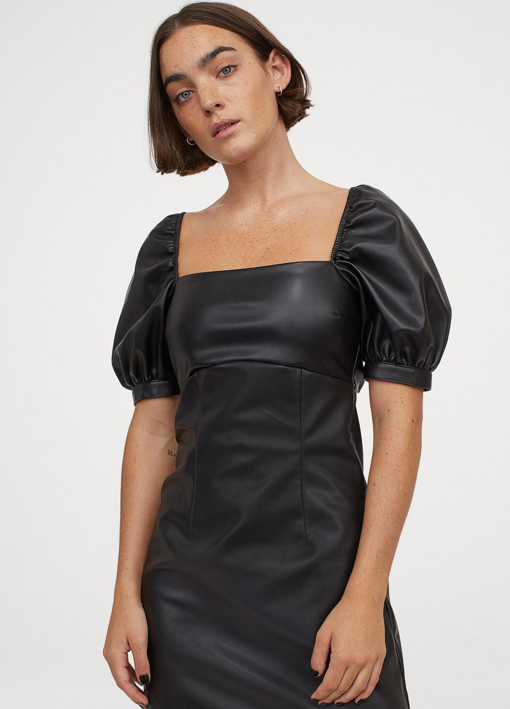 Чорна вечірня плаття H&M однотонна