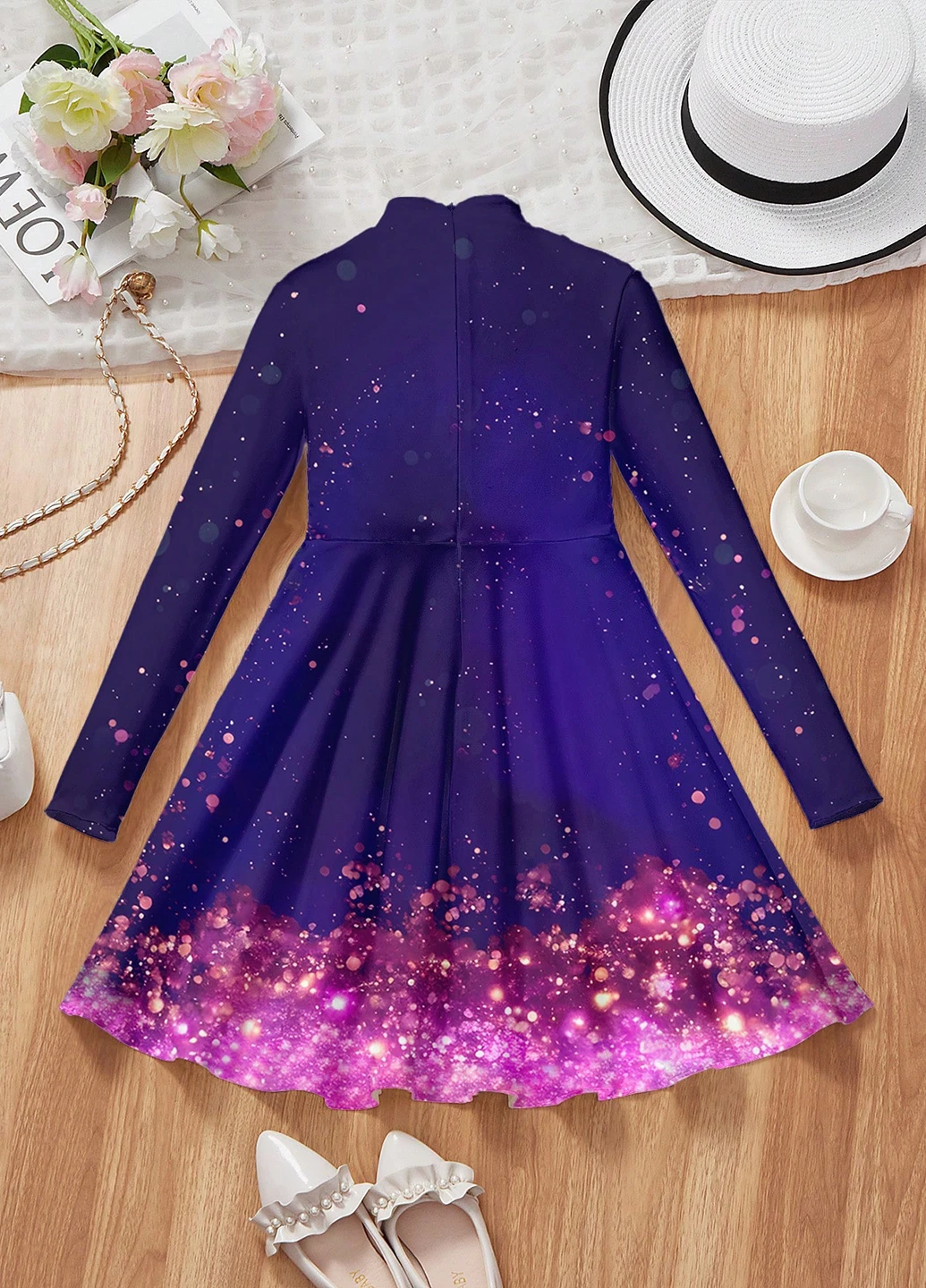 Комбинированное платье SHEIN (331623608)