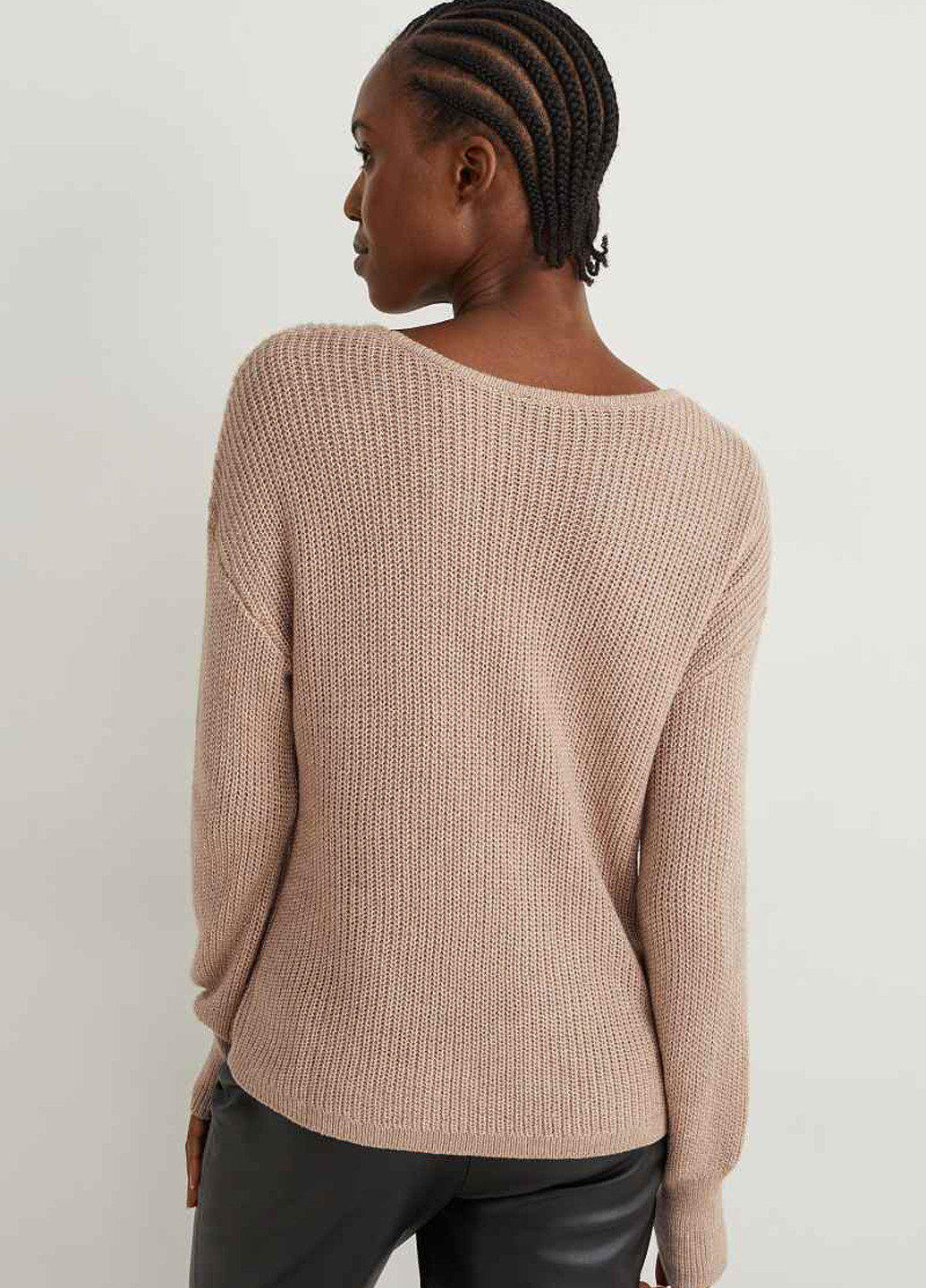 Бежевый демисезонный пуловер пуловер C&A