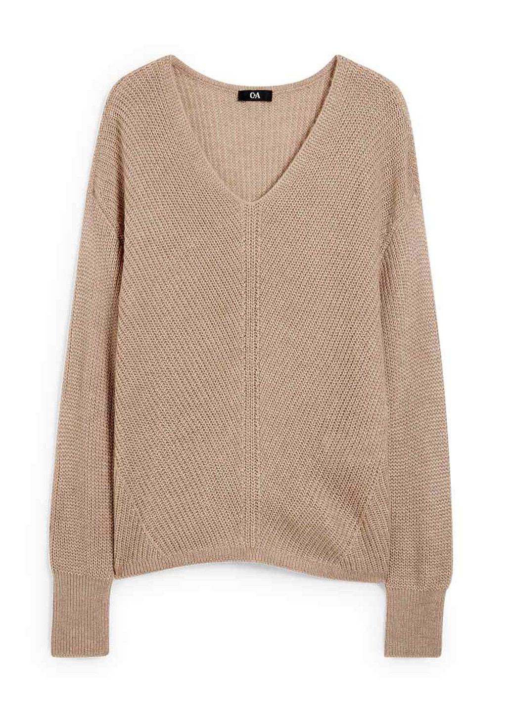 Бежевый демисезонный пуловер пуловер C&A