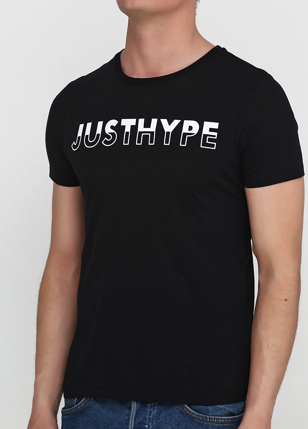 Черная футболка Just Hype